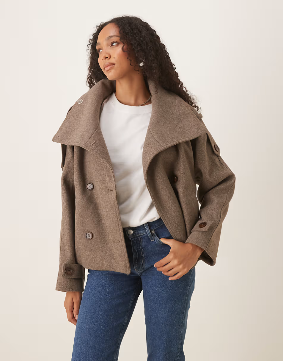 ARIA | Cropped Trench Coat