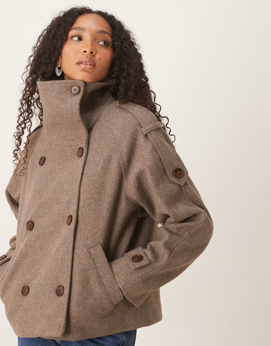ARIA | Cropped Trench Coat
