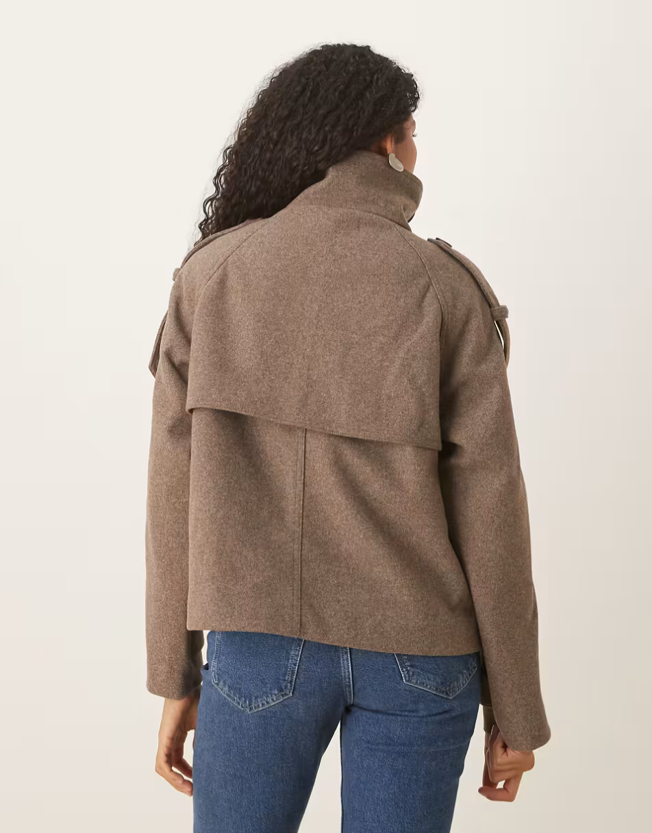 ARIA | Cropped Trench Coat