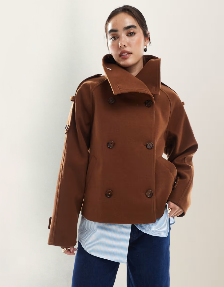ARIA | Cropped Trench Coat